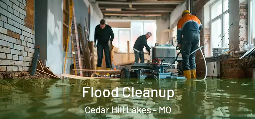 Flood Cleanup Cedar Hill Lakes - MO