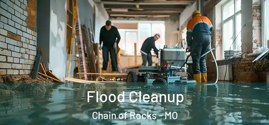 Flood Cleanup Chain of Rocks - MO
